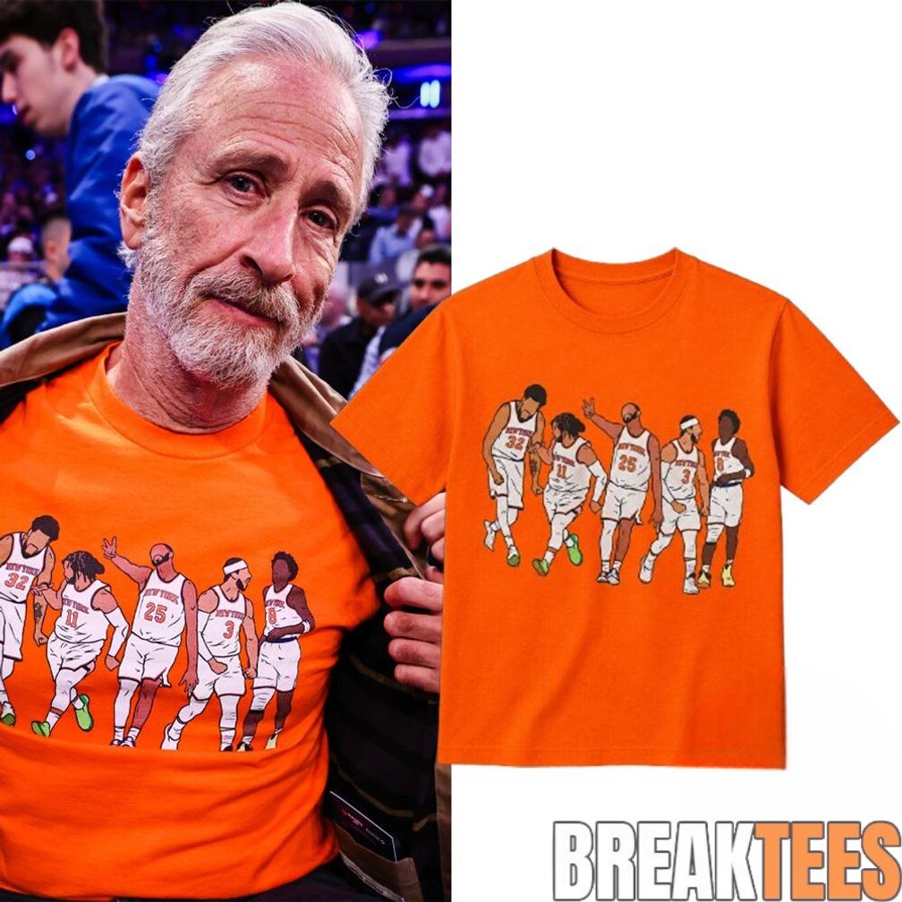Jon Stewart Knicks-Cavaliers Game 2 Shirt Unisex T-shirt, Sweatshirt, Hoodie, Long Sleeve Tee - T-Shirt, Sweatshirt, Hoodie