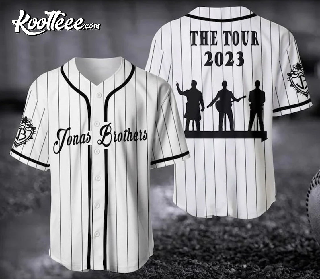 Jonas Brothers 2023 Tour Merch Baseball Jersey baseball jersey product view 1
