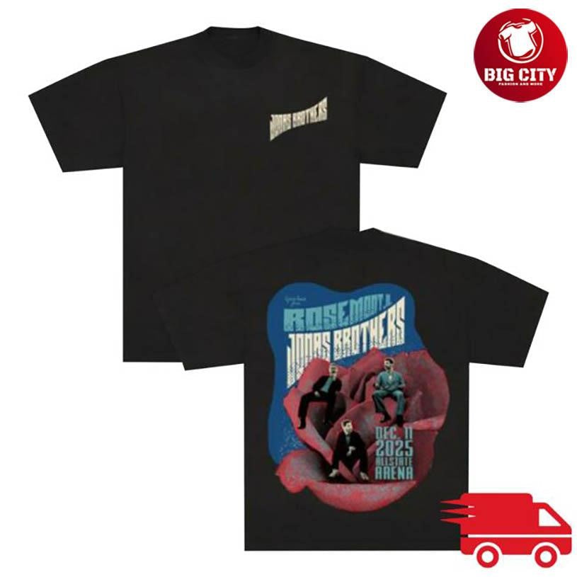 Jonas Brothers Greetings From Your Hometown Rosemont Il Two Sided Shirt Unisex T-shirt, Sweatshirt, Hoodie, Long Sleeve Tee - T-Shirt, Sweatshirt, Hoodie