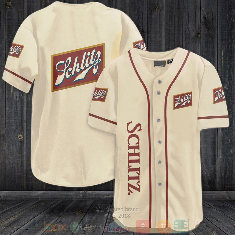 Joseph Schlitz Brewing Company Baseball shirt baseball jersey product view 1