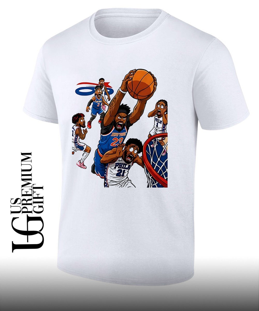 Josh Hart Monster Dunk Knicks art shirt Unisex T-shirt, Sweatshirt, Hoodie, Long Sleeve Tee - T-Shirt, Sweatshirt, Hoodie