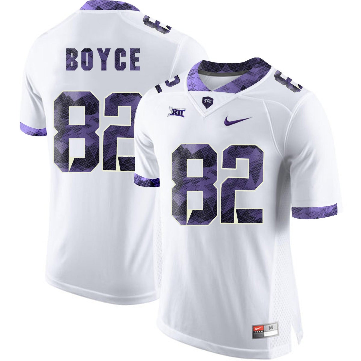 Josh Boyce 82 White College Football Jersey football jersey product view 1