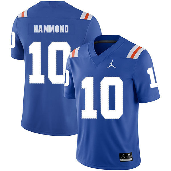 Josh Hammond 10 Blue College Football Jersey football jersey product view 1