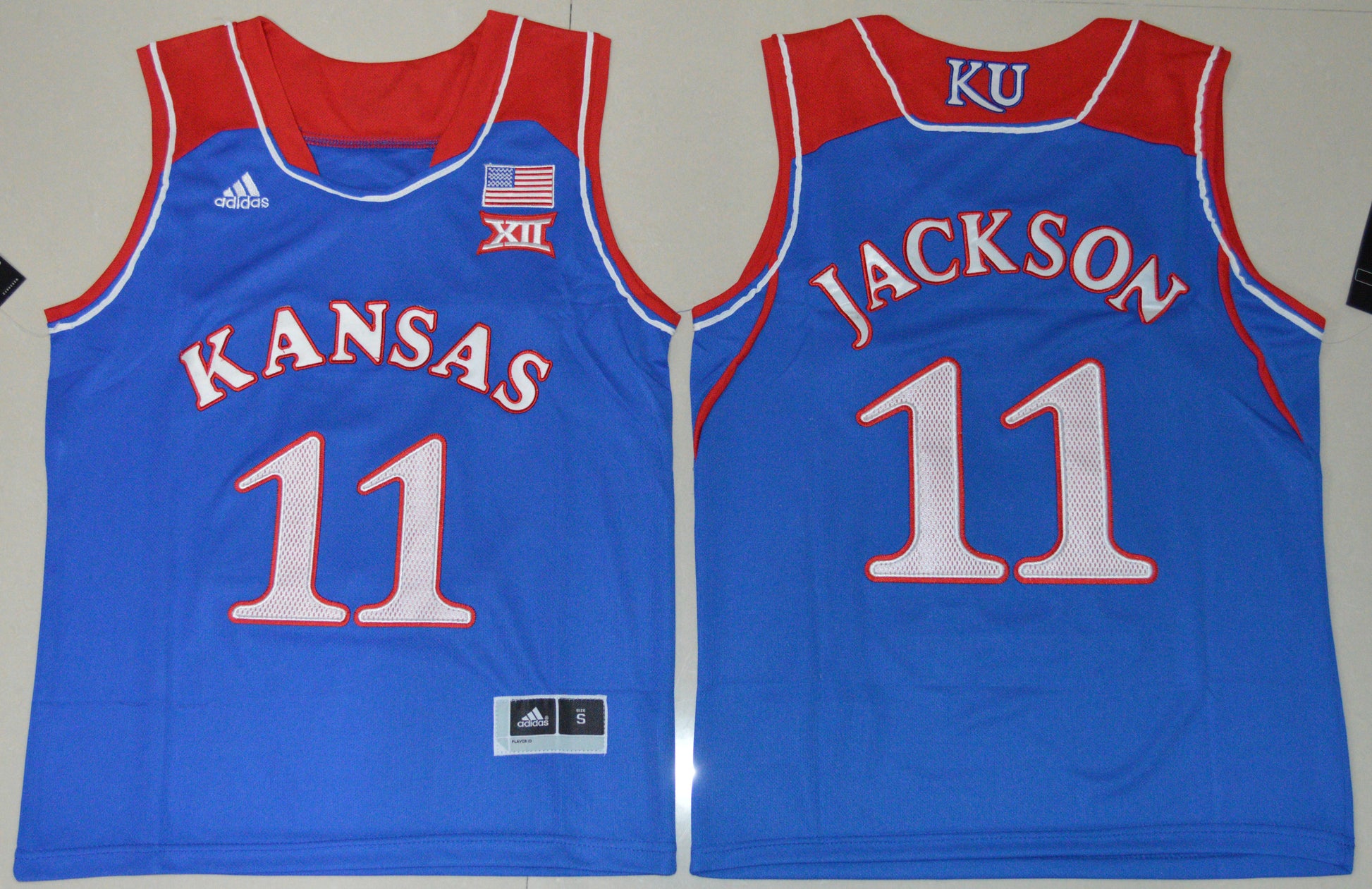 Josh Jackson 11 Blue Youth College Football Jersey football jersey product view 1
