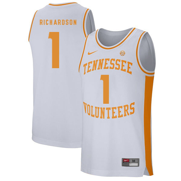 Josh Richardson 1 White Style 1 College Football Jersey football jersey product view 1