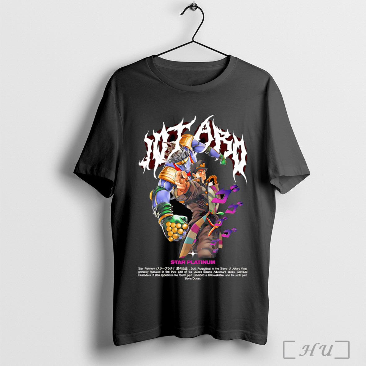 Jotaro Star Platinum T Shirt Unisex T-shirt, Sweatshirt, Hoodie, Long Sleeve Tee - T-Shirt, Sweatshirt, Hoodie