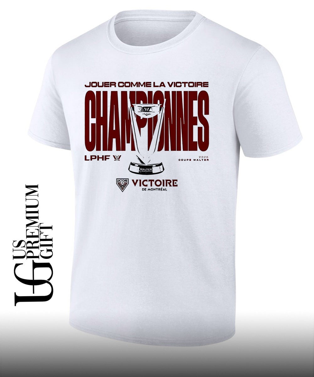 Jouer Comme La Victoire Championnes 2026 Big Cup shirt Unisex T-shirt, Sweatshirt, Hoodie, Long Sleeve Tee - T-Shirt, Sweatshirt, Hoodie