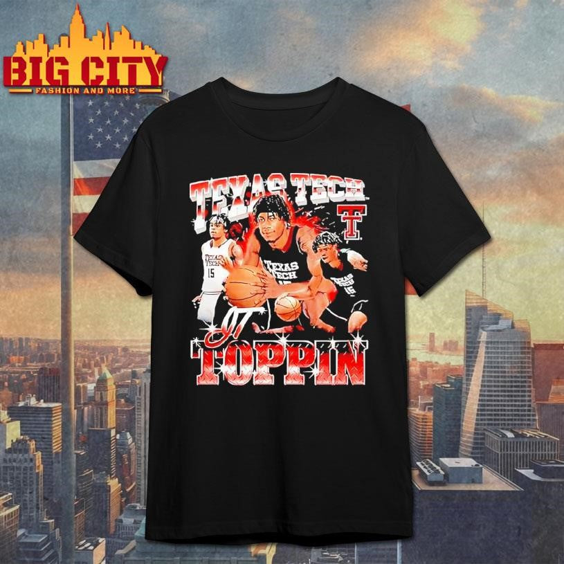 Jt Toppin Texas Tech Red Raiders Basketball 90s Shirt Unisex T-shirt, Sweatshirt, Hoodie, Long Sleeve Tee - T-Shirt, Sweatshirt, Hoodie