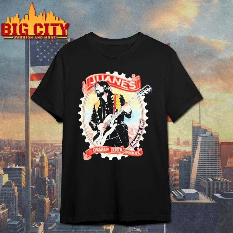Juanes Origen Tour 2022 Bogot Shirt Unisex T-shirt, Sweatshirt, Hoodie, Long Sleeve Tee - T-Shirt, Sweatshirt, Hoodie