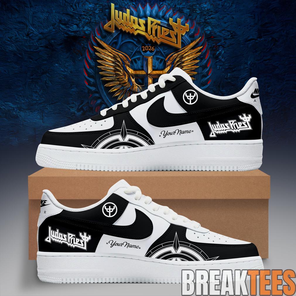Judas Priest Faithkeepers 2026 Tour Air Force 1 Shoes Unisex T-shirt, Sweatshirt, Hoodie, Long Sleeve Tee - T-Shirt, Sweatshirt, Hoodie