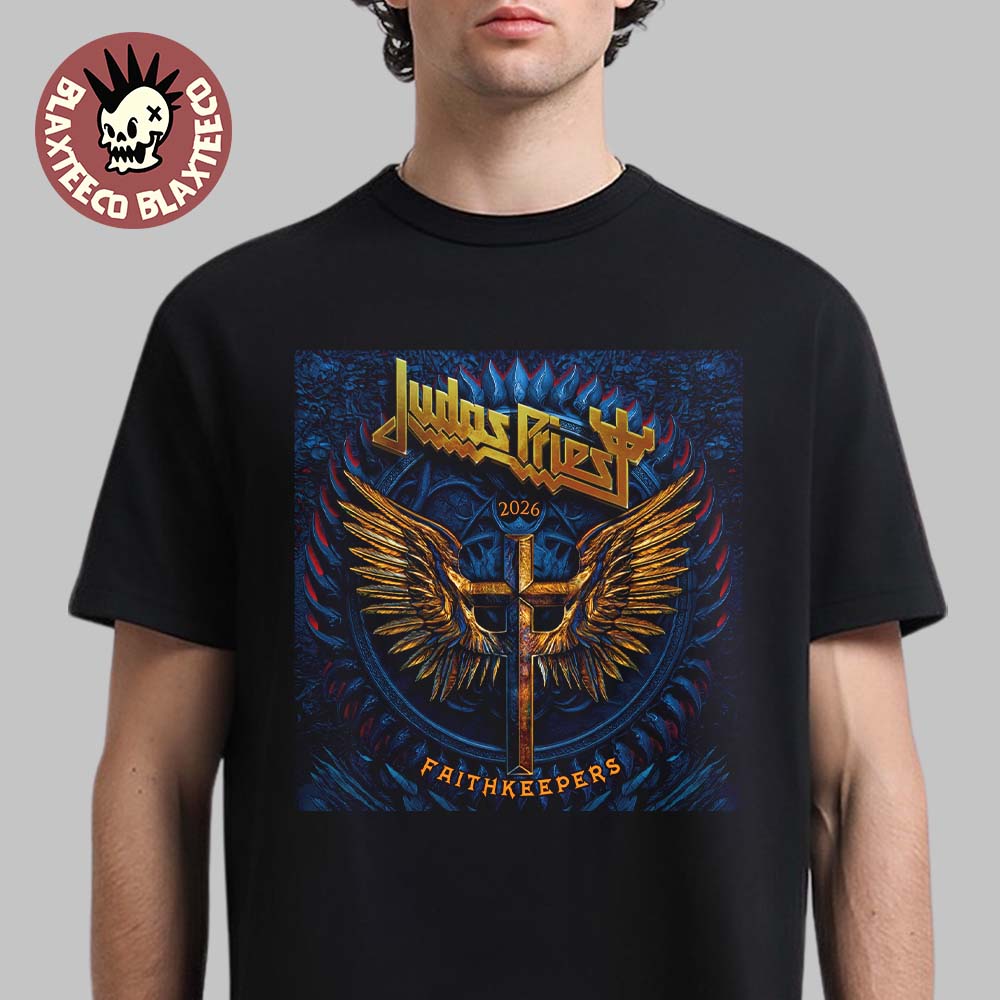 Judas Priest Faithkeepers European Tour 2026 Cover Art Unisex T-Shirt Unisex T-shirt, Sweatshirt, Hoodie, Long Sleeve Tee - T-Shirt, Sweatshirt, Hoodie