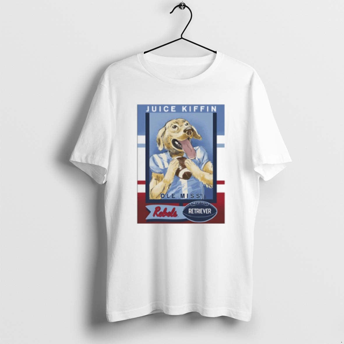 Juice Kiffin Ole Miss Football Dog Card T Shirts Unisex T-shirt, Sweatshirt, Hoodie, Long Sleeve Tee - T-Shirt, Sweatshirt, Hoodie