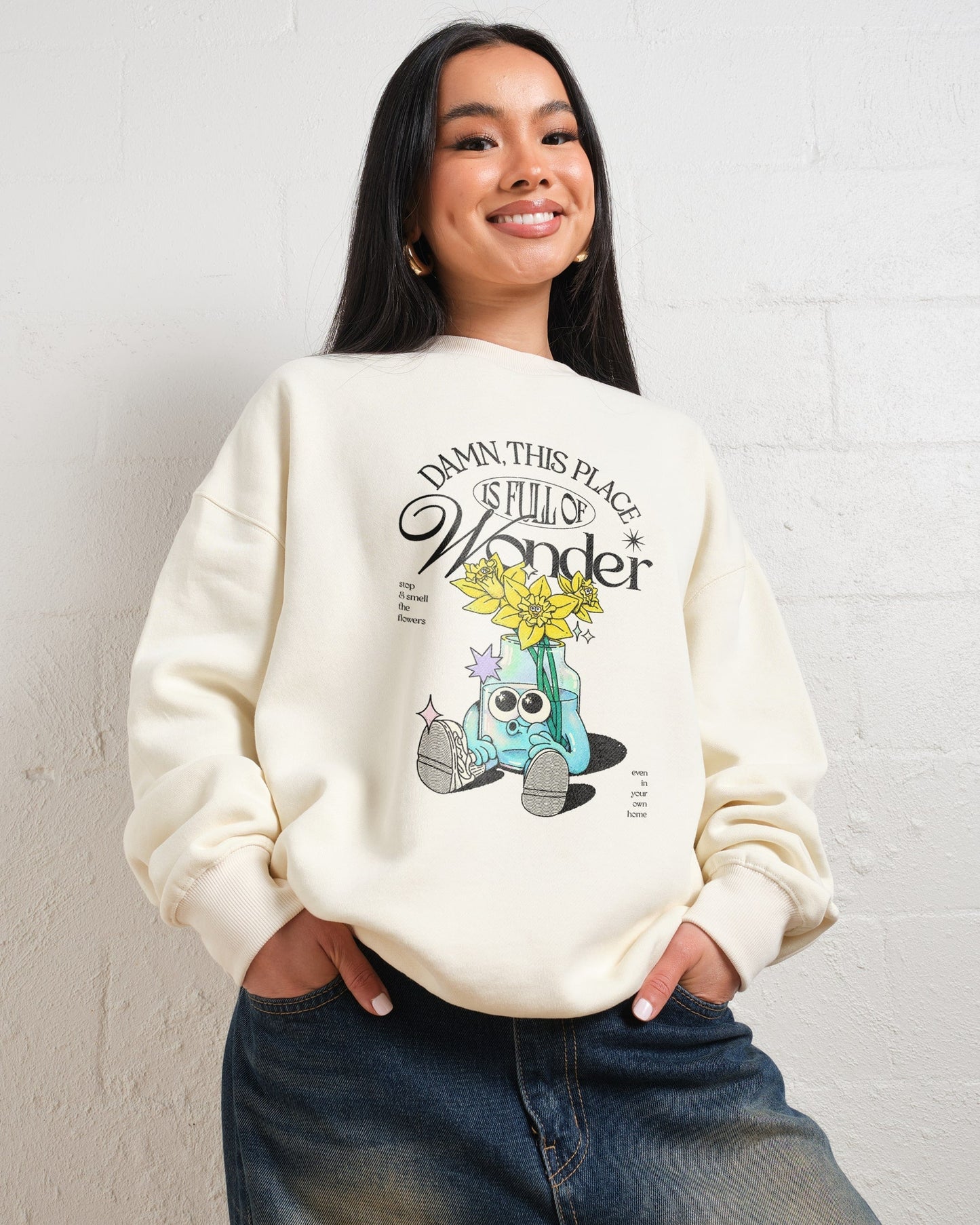 Damn This Place is Full of Wonder Sweatshirt Unisex T-shirt, Sweatshirt, Hoodie, Long Sleeve Tee - T-Shirt, Sweatshirt, Hoodie