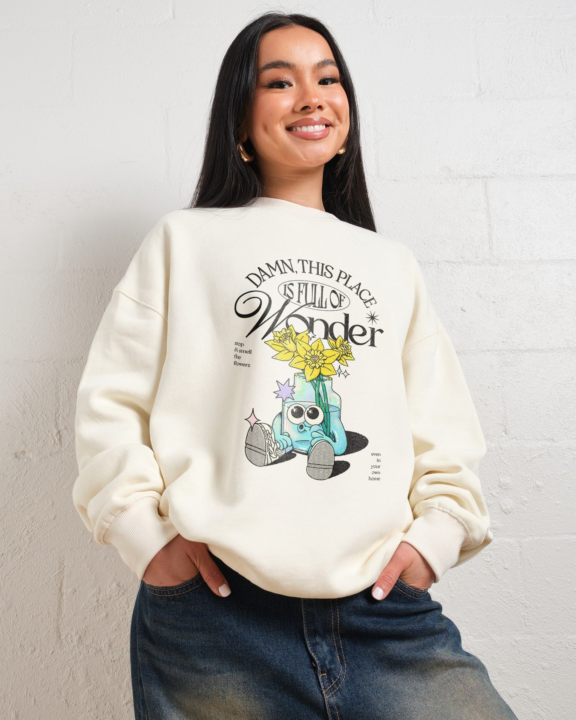 Damn This Place is Full of Wonder Sweatshirt Unisex T-shirt, Sweatshirt, Hoodie, Long Sleeve Tee - T-Shirt, Sweatshirt, Hoodie