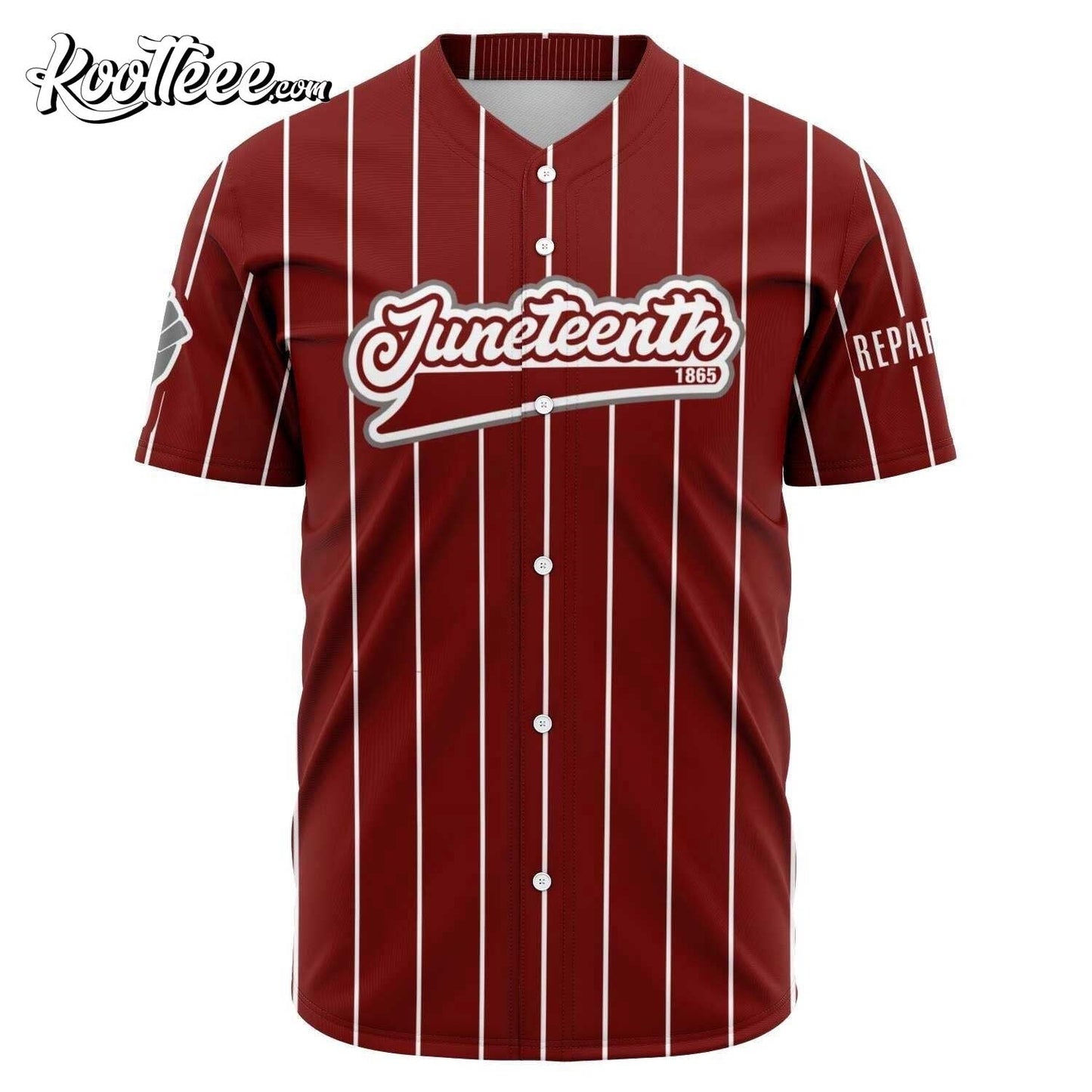 Juneteenth 1865 Baseball Jersey baseball jersey product view 1