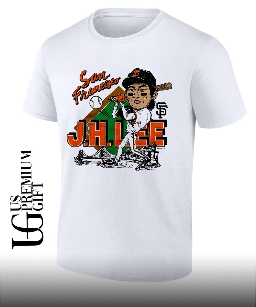 Jung Hoo Lee San Francisco Giants baseball caricature signature shirt Unisex T-shirt, Sweatshirt, Hoodie, Long Sleeve Tee - T-Shirt, Sweatshirt, Hoodie
