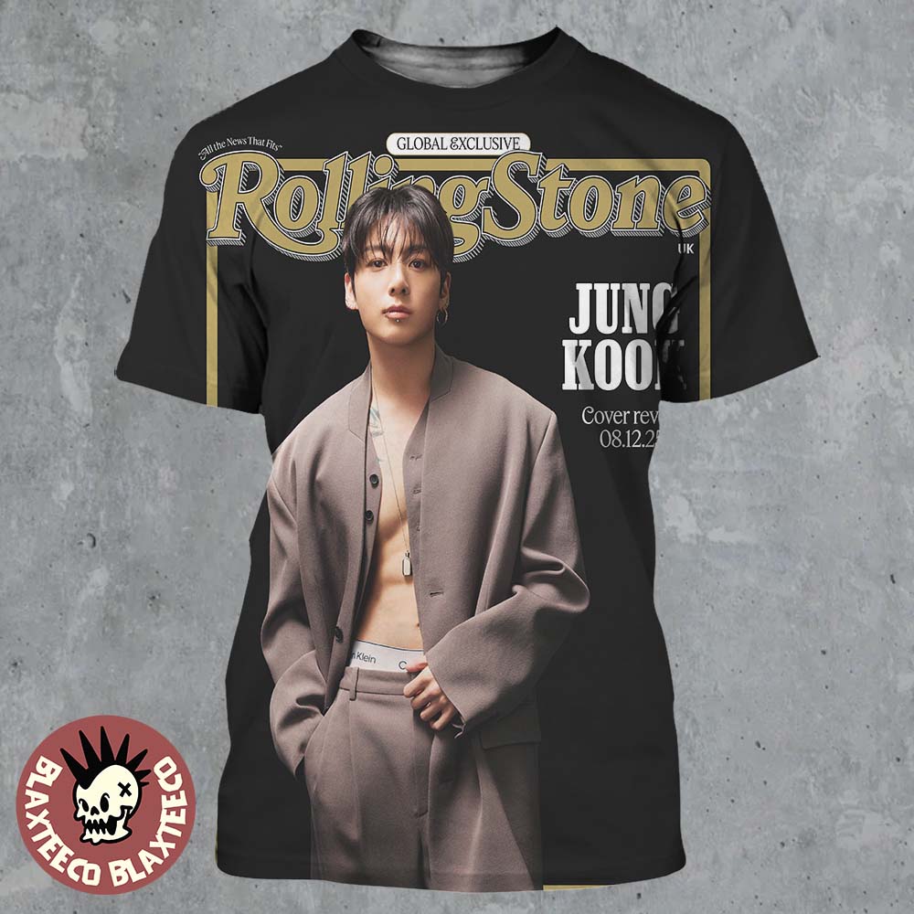 Jung Kook Graces The Cover Of Rolling Stone UK Global Exclusive Cover Reveal December 8 2025 All Over Print Shirt - T-Shirt, Sweatshirt, Hoodie