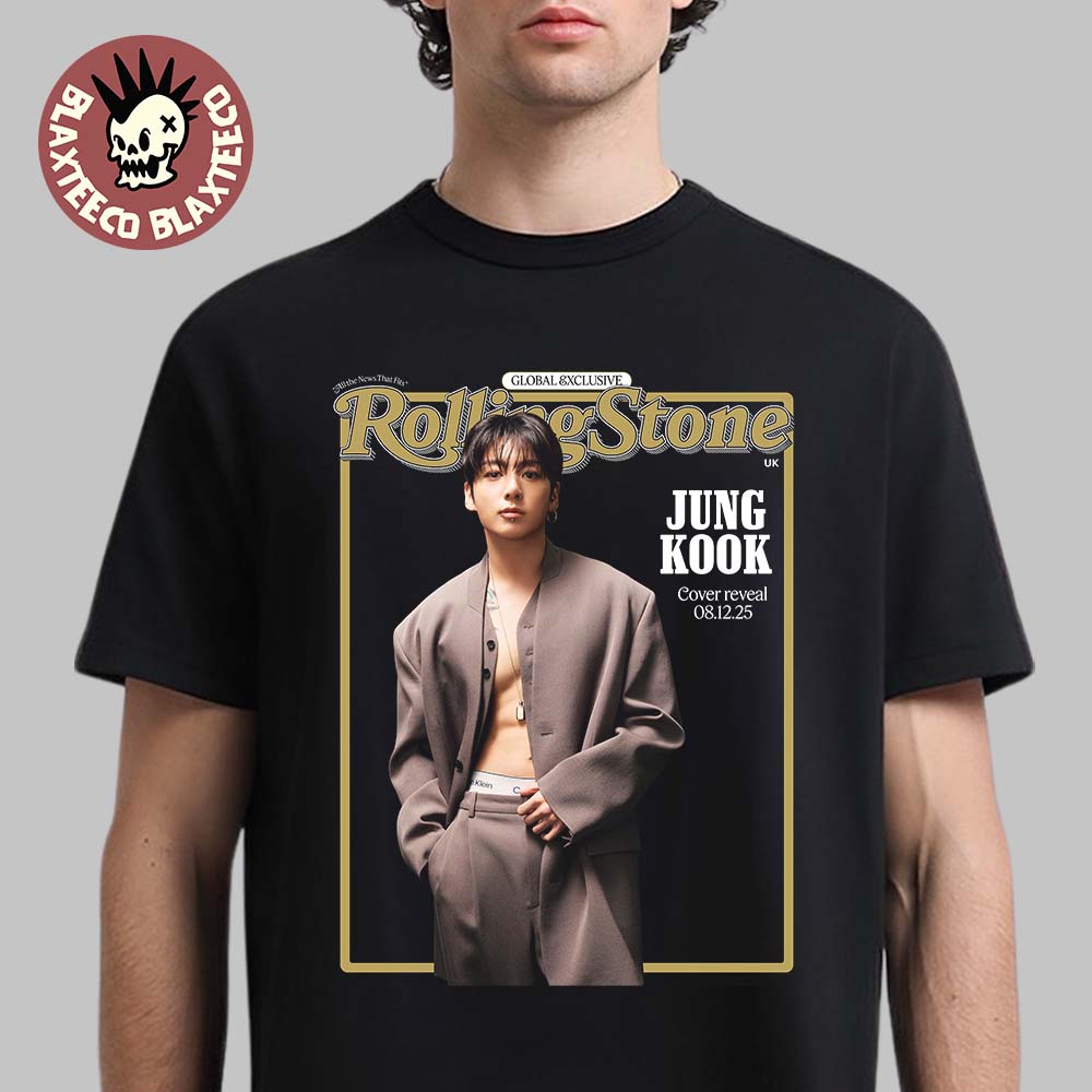 Jung Kook Graces The Cover Of Rolling Stone UK Global Exclusive Cover Reveal December 8 2025 T-Shirt - T-Shirt, Sweatshirt, Hoodie