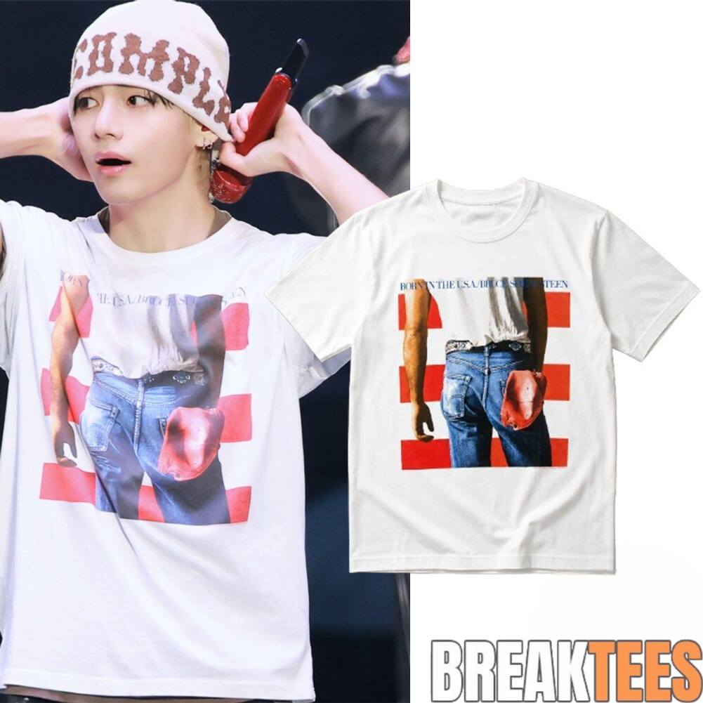 Jungkook BTS World Tour Arirang Bruce Springsteen Shirt Unisex T-shirt, Sweatshirt, Hoodie, Long Sleeve Tee - T-Shirt, Sweatshirt, Hoodie