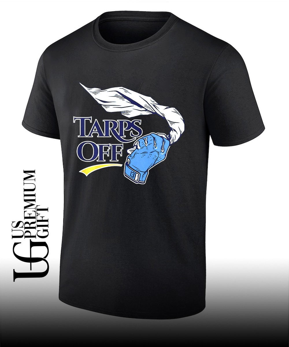 Junior Caminero Tarps Off flag Tampa Bay Rays baseball shirt Unisex T-shirt, Sweatshirt, Hoodie, Long Sleeve Tee - T-Shirt, Sweatshirt, Hoodie