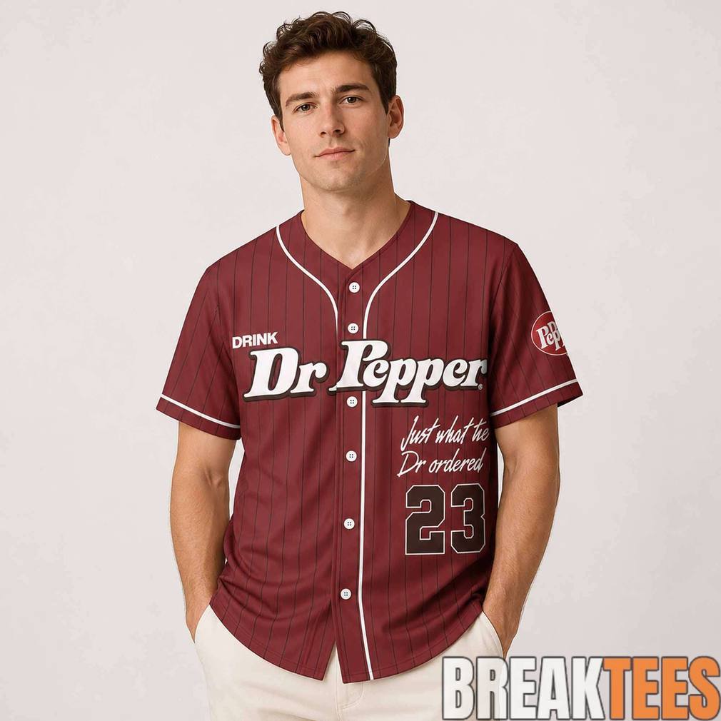Just What The Dr Pepper Baseball Jersey baseball jersey product view 2