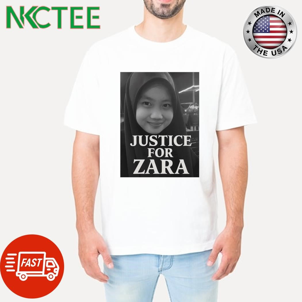 Justice For Zara Qairina photo shirt Unisex T-shirt, Sweatshirt, Hoodie, Long Sleeve Tee - T-Shirt, Sweatshirt, Hoodie