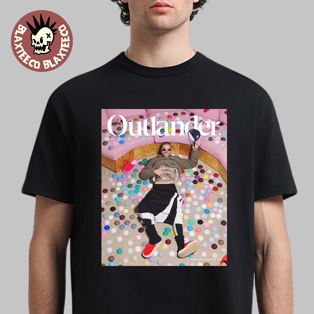 Justin Bieber Debut Print Issue Of Outlander Magazine Issue 01 The First Ever Cover T-Shirt - T-Shirt, Sweatshirt, Hoodie
