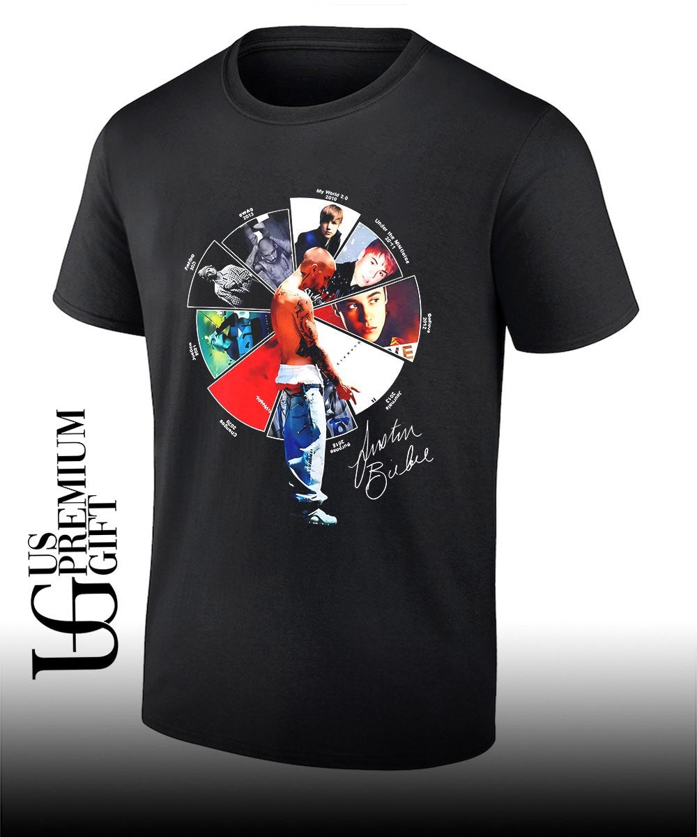Justin Bieber Eras Swag 2026 signature shirt Unisex T-shirt, Sweatshirt, Hoodie, Long Sleeve Tee - T-Shirt, Sweatshirt, Hoodie