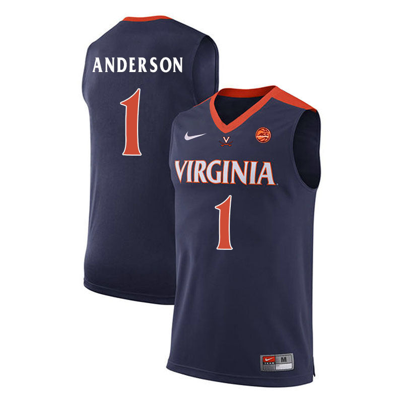 Justin Anderson 1 Navy College Football Jersey football jersey product view 1