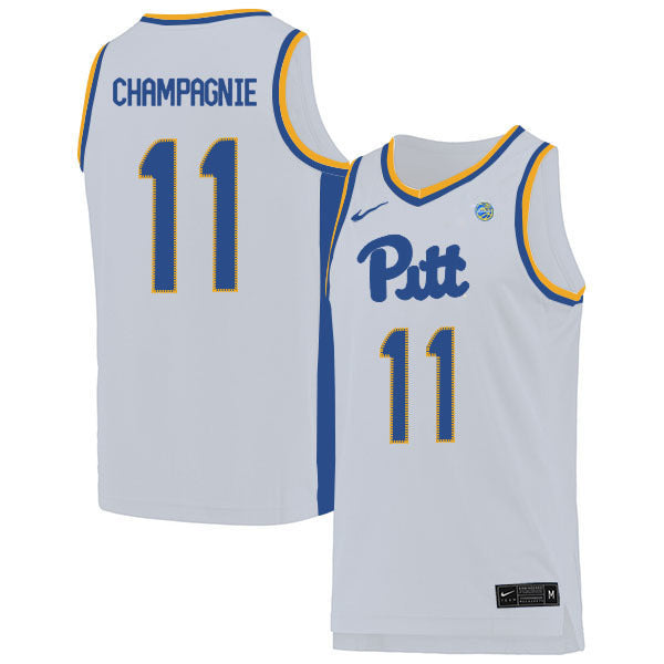 Justin Champagnie 11 White College Football Jersey football jersey product view 1