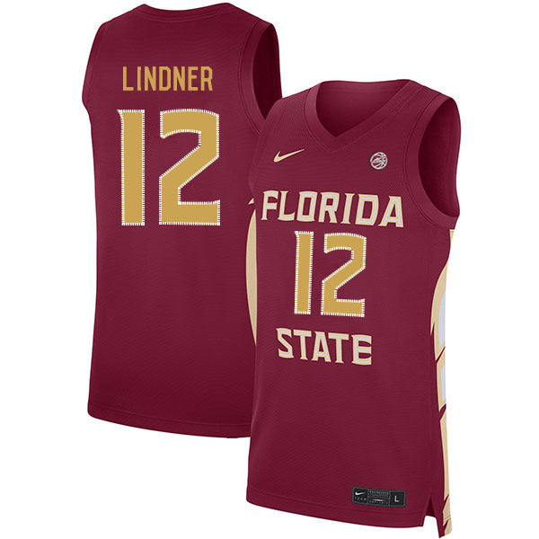 Justin Lindner 12 Red College Football Jersey football jersey product view 1