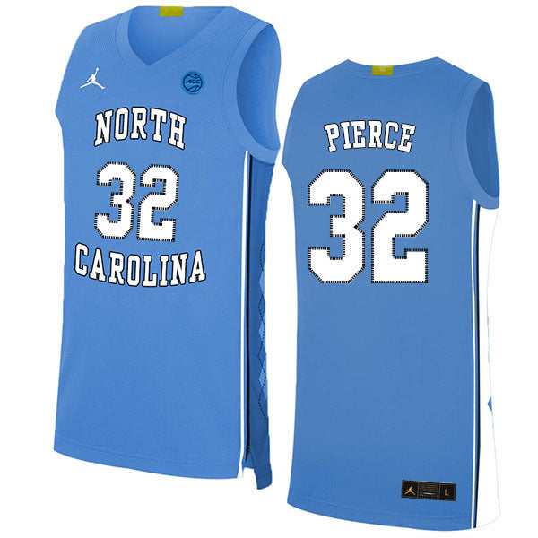 Justin Pierce 32 Blue College Football Jersey football jersey product view 1