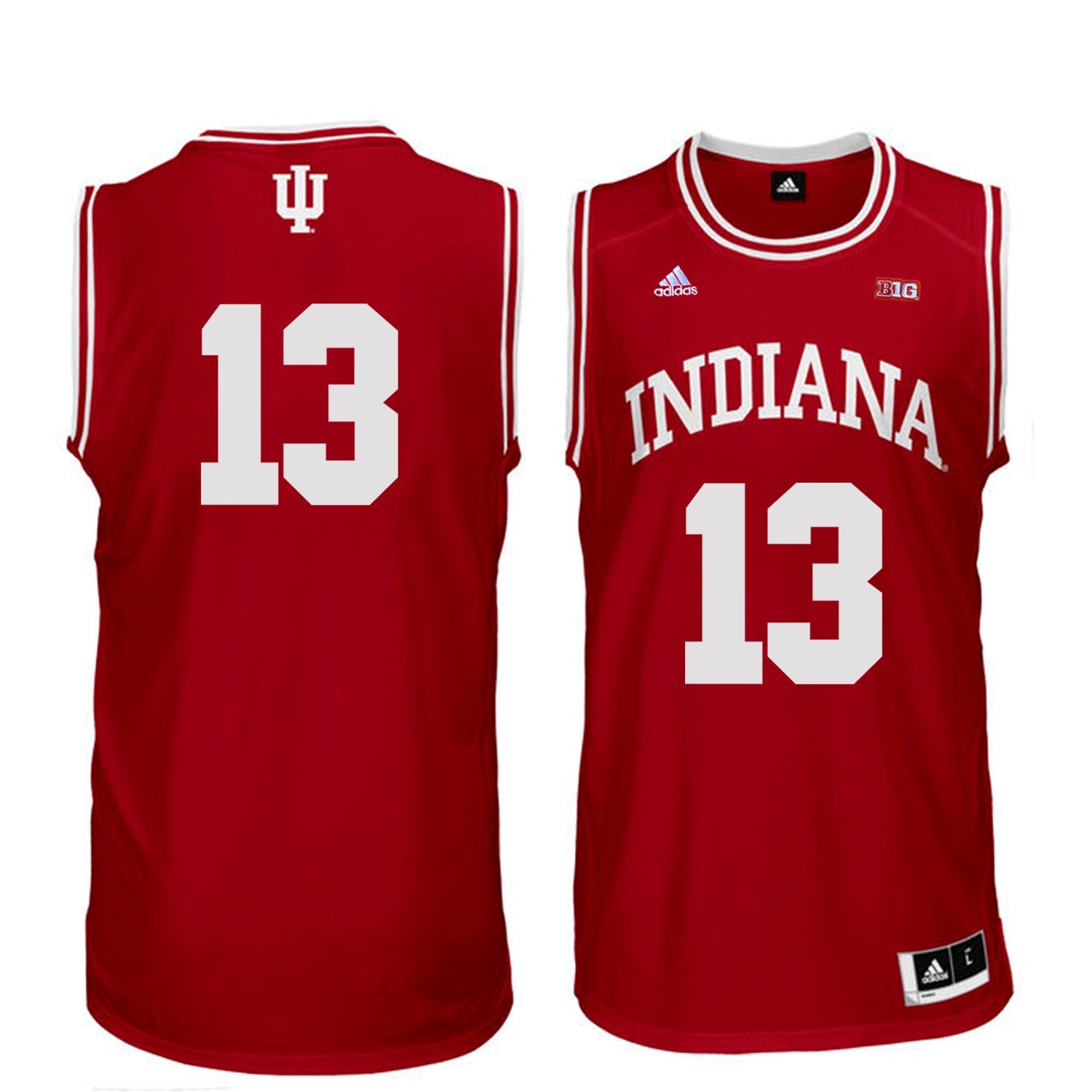 Juwan Morgan 13 Red College Football Jersey football jersey product view 1