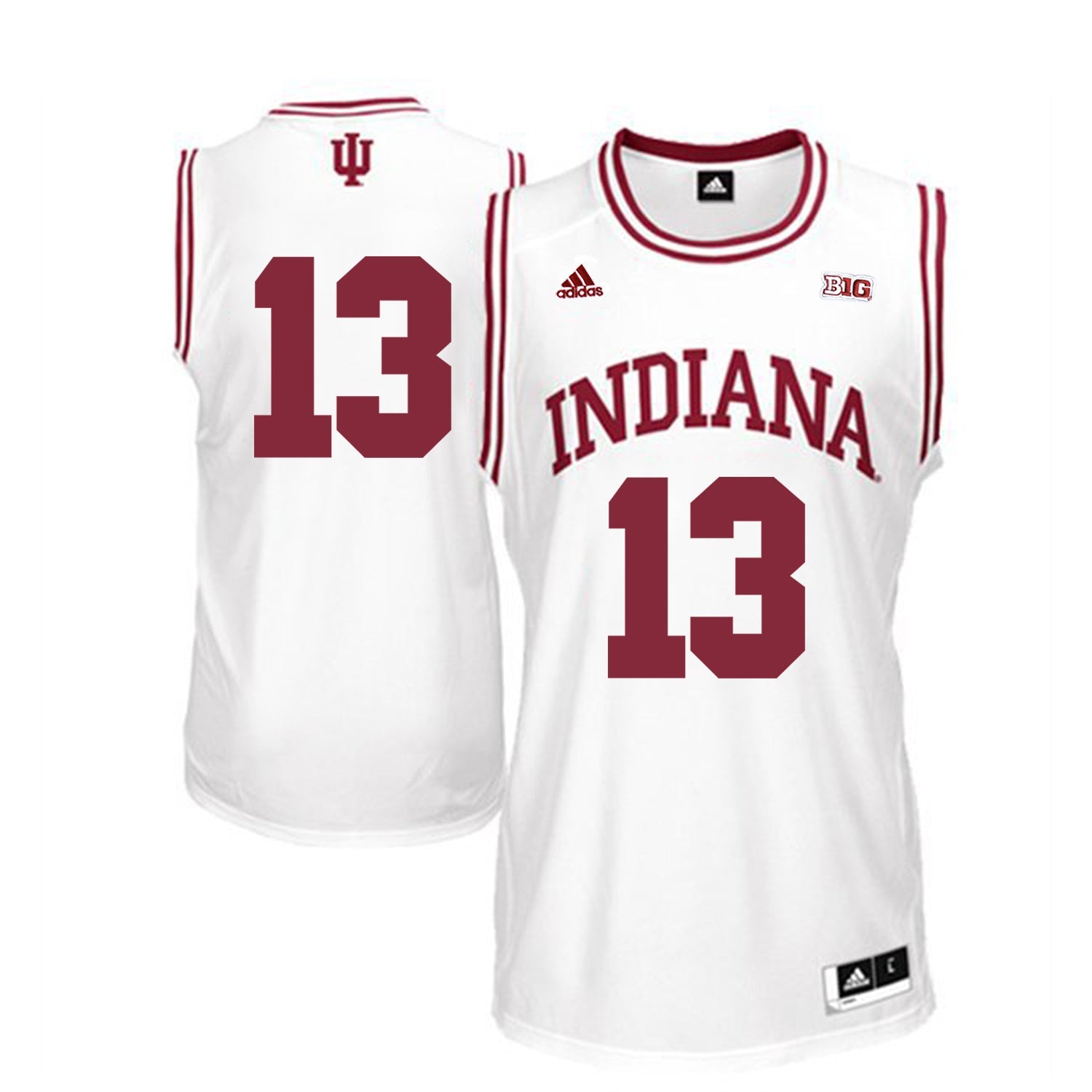 Juwan Morgan 13 White College Football Jersey football jersey product view 1