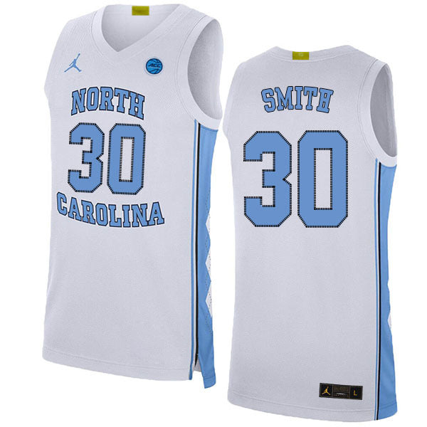 K.J. Smith 30 White College Football Jersey football jersey product view 1