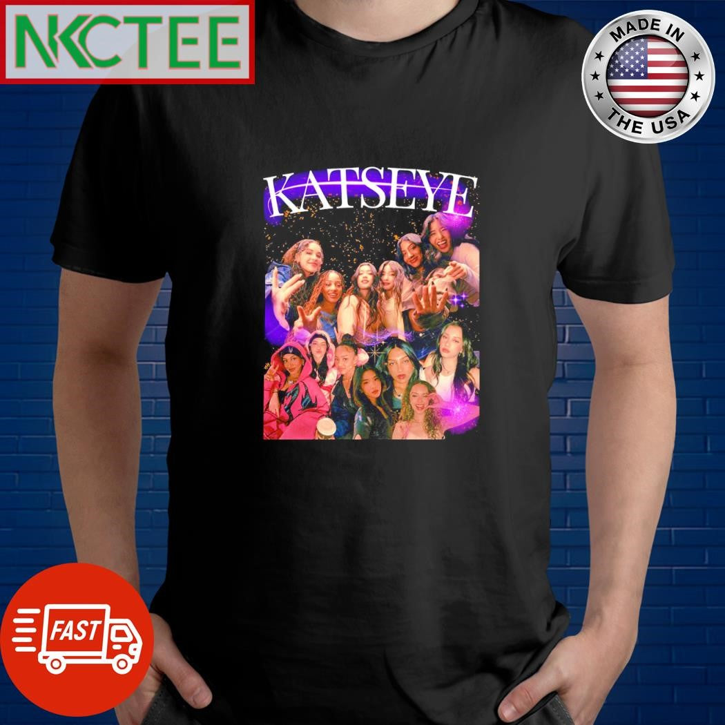 KATSEYE photo vintage shirt Unisex T-shirt, Sweatshirt, Hoodie, Long Sleeve Tee - T-Shirt, Sweatshirt, Hoodie