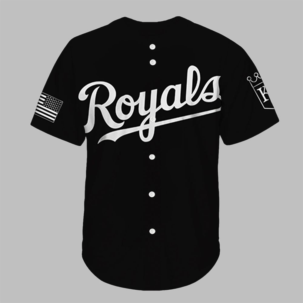 KC Royals Military Day 2025 Jersey Giveaway baseball jersey product view 3