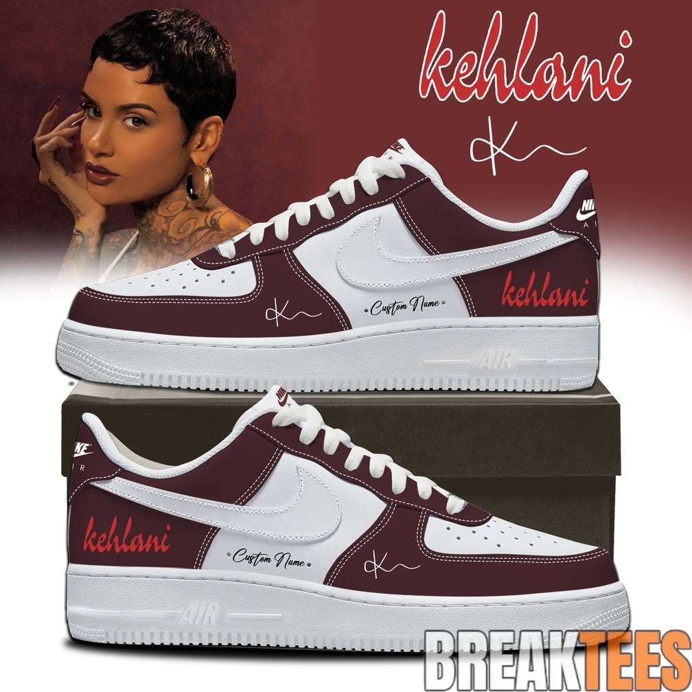 KEHLANI Signature Custom Air Force 1 Shoes Unisex T-shirt, Sweatshirt, Hoodie, Long Sleeve Tee - T-Shirt, Sweatshirt, Hoodie