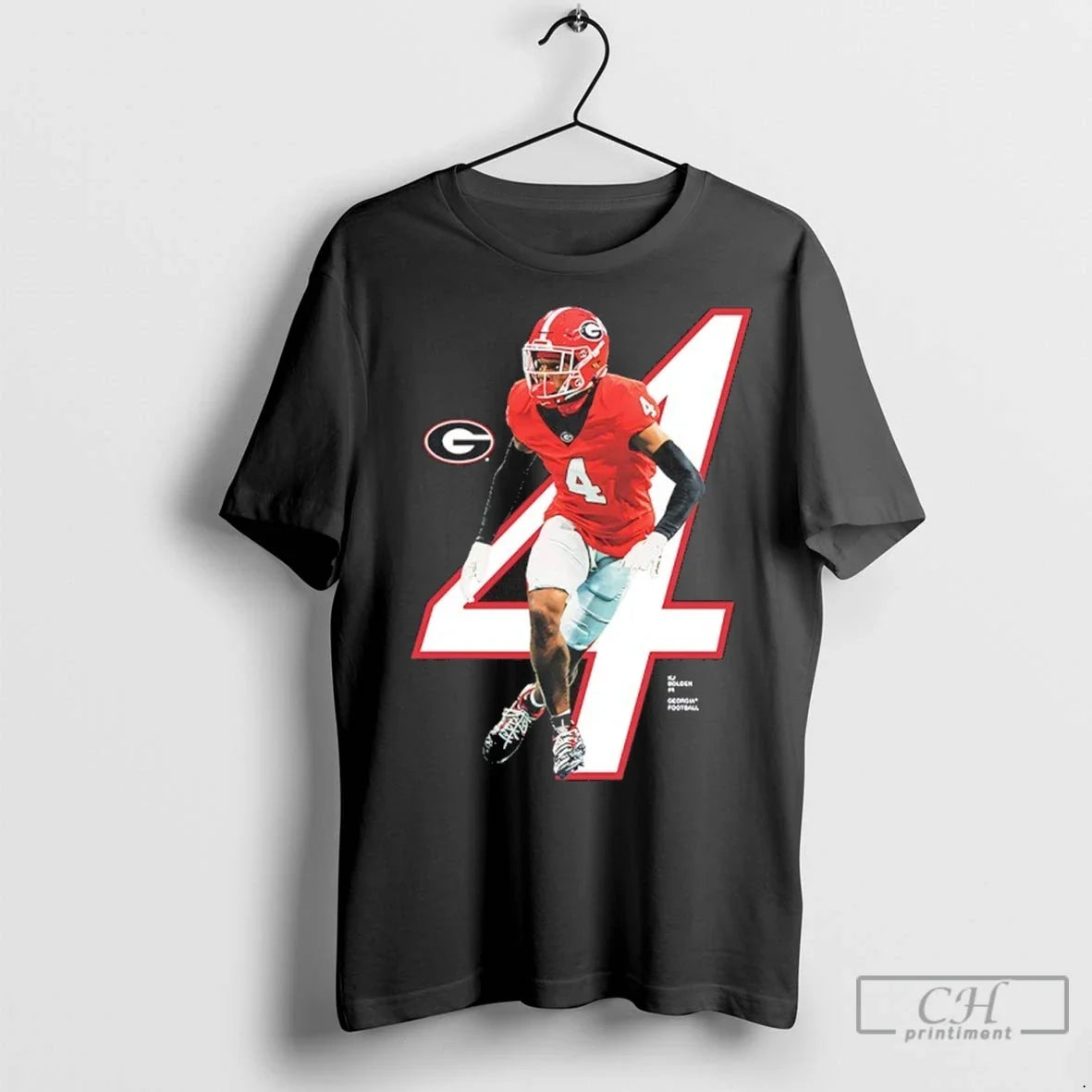 Kj Bolden 4 Georgia Bulldogs 2025 Ncaa Player T Shirts Unisex T-shirt, Sweatshirt, Hoodie, Long Sleeve Tee - T-Shirt, Sweatshirt, Hoodie