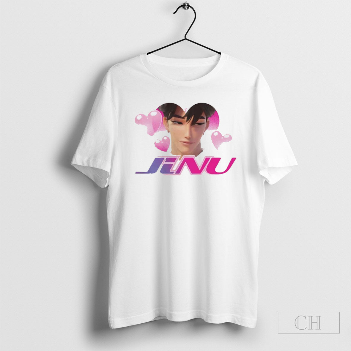 Kpop Demon Hunters Jinu Heart Portrait Shirt Tee Unisex T-shirt, Sweatshirt, Hoodie, Long Sleeve Tee - T-Shirt, Sweatshirt, Hoodie