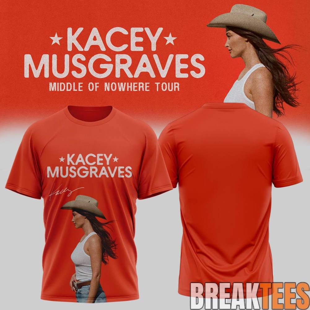 Kacey Musgraves Middle of Nowhere Tour 2026 Shirt Unisex T-shirt, Sweatshirt, Hoodie, Long Sleeve Tee - T-Shirt, Sweatshirt, Hoodie