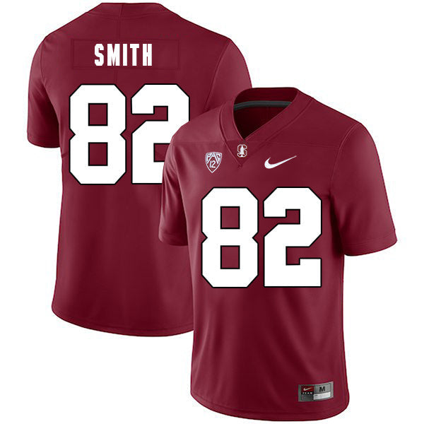 Kaden Smith 82 Red College Football Jersey football jersey product view 1