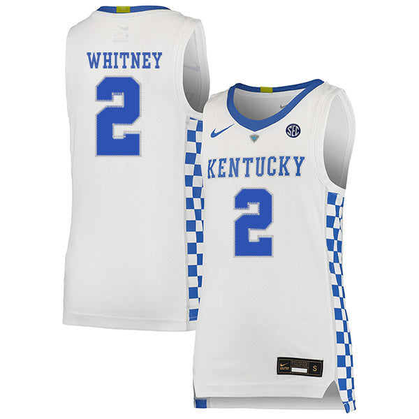 Kahlil Whitney 2 White College Football Jersey football jersey product view 1
