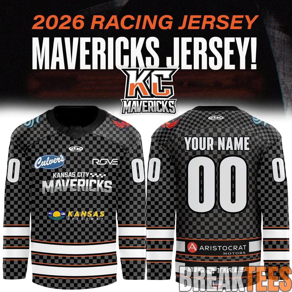 Kansas City Mavericks 2026 Racing Hockey Jersey Unisex T-shirt, Sweatshirt, Hoodie, Long Sleeve Tee - T-Shirt, Sweatshirt, Hoodie