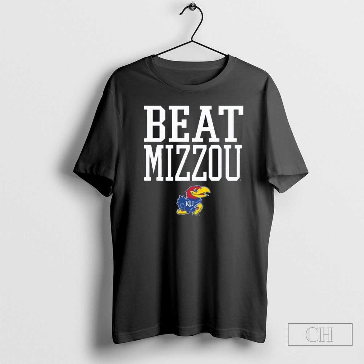 Kansas Jayhawks Beat Missouri Tigers Border Showdown Shirt Tee Unisex T-shirt, Sweatshirt, Hoodie, Long Sleeve Tee - T-Shirt, Sweatshirt, Hoodie