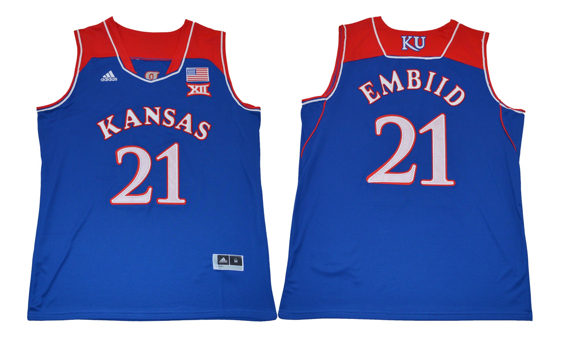 Kansas 21 College Football Jersey football jersey product view 1