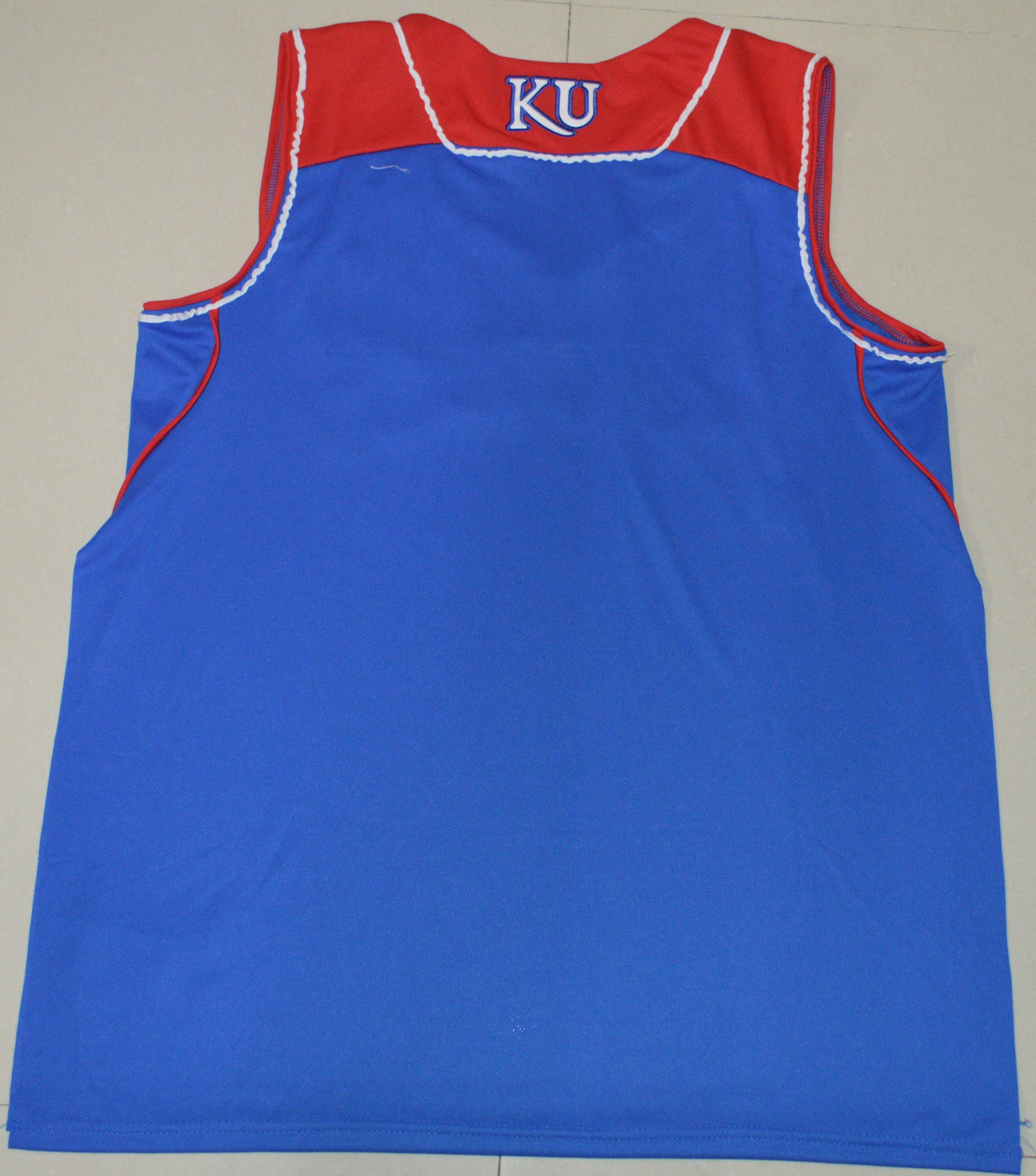 Kansas Basketball Blank Blue Back College Football Jersey football jersey product view 1