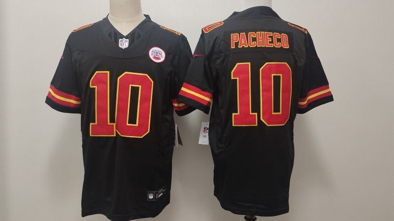 Kansas City Chiefs #10 Isiah Pacheco Chiefs Team Edition Football Jersey football jersey product view 1