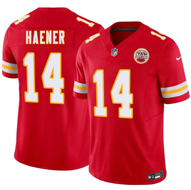 Kansas City Chiefs #14 Jake Haener Red 2026 F.U.S.E. Vapor Untouchable Limited Football Jersey football jersey product view 1
