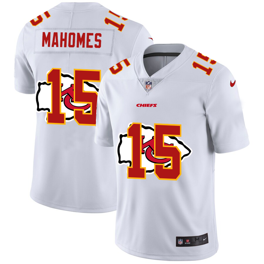 Kansas City Chiefs #15 Patrick Mahomes Football Jersey football jersey product view 1